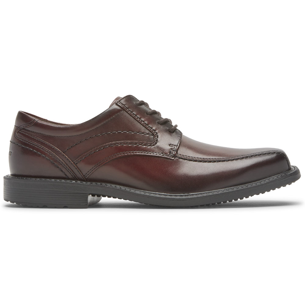 Rockport Singapore Mens Oxfords - Style Leader 2 Bike Toe Dark Brown - IA9370264